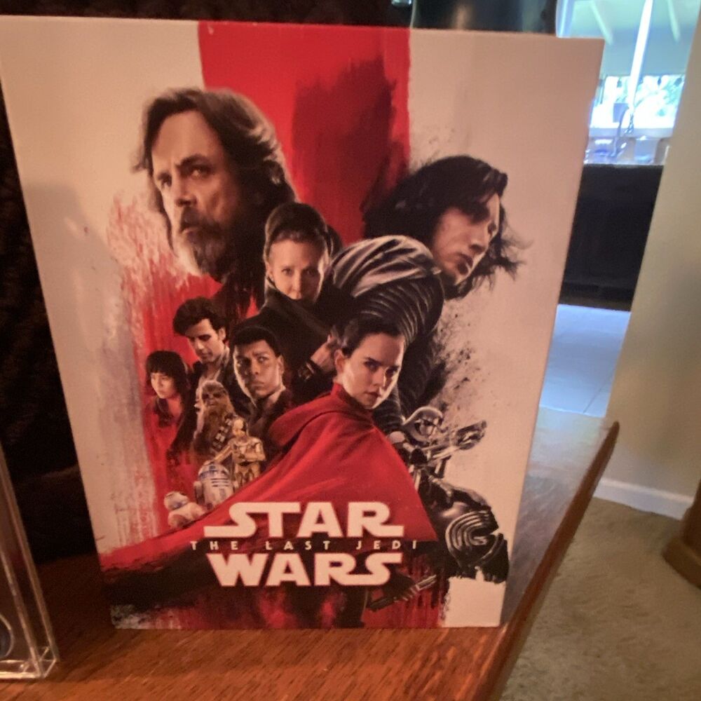STAR WARS VIII THE LAST JEDI BLURAY DVD HAMILL FISHER JOHNSON TARGET EXCLUSIVE